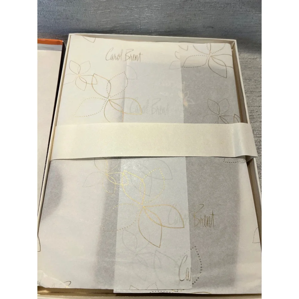 Vintage Carol Brent Sheer Hosiery Reinforced Heel Beige Stockings NIB Med 10-11